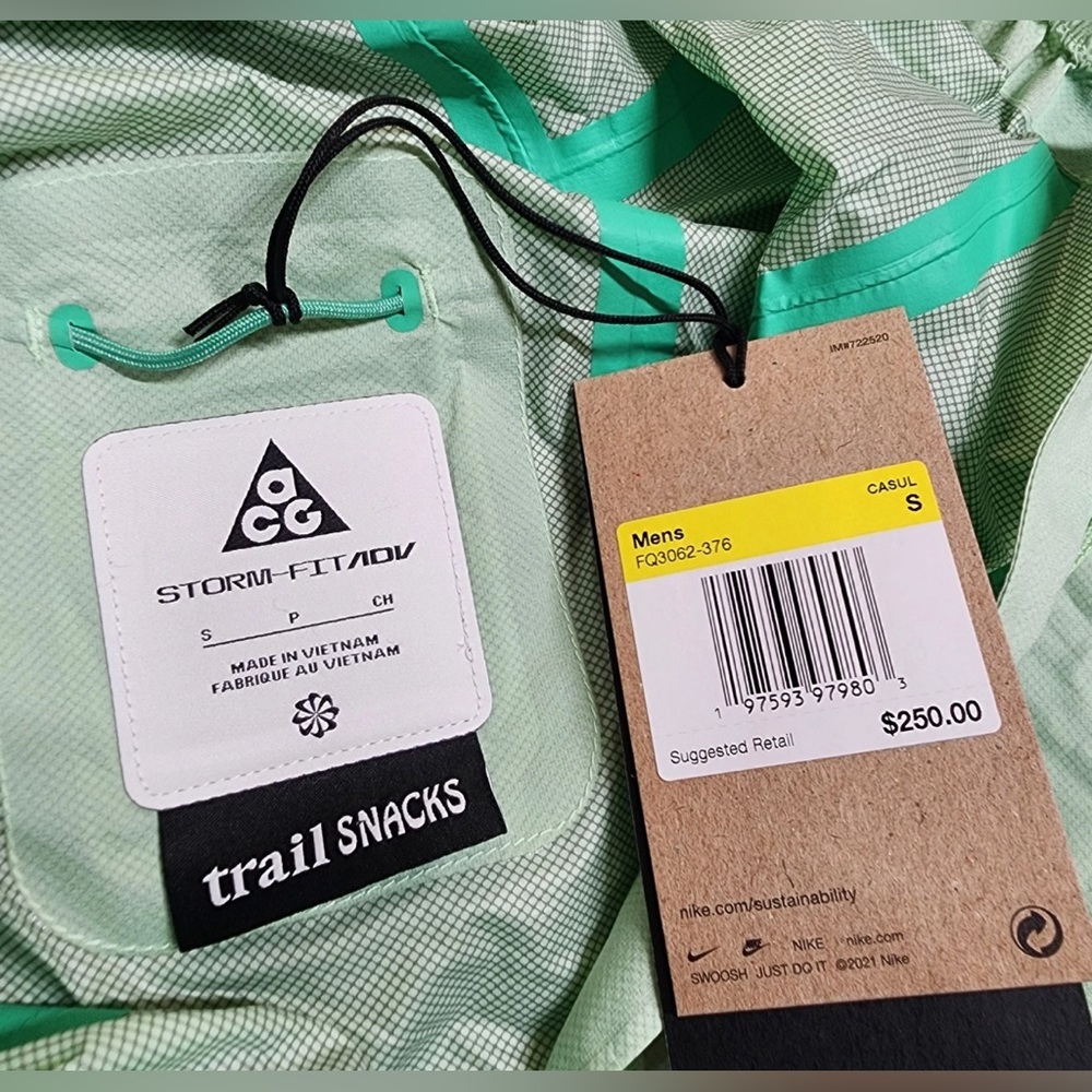 Nike ACG Trail Snacks Windbreaker Jacket FQ3062-376 - Picture 16 of 16
